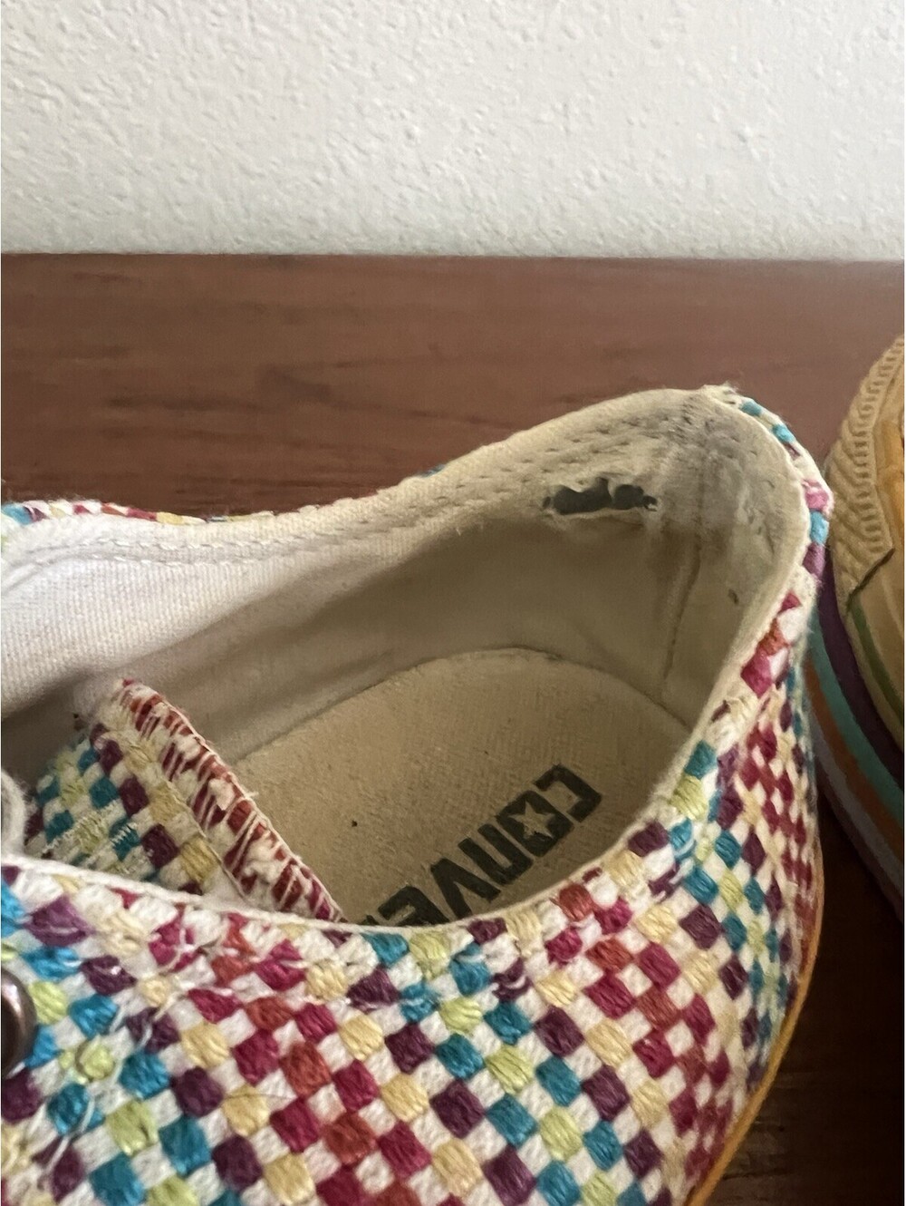 Converse Chuck Taylor All Star Lift OX Multi CoPlatform Sneakers Women Sz. 8 HTF - Picture 5 of 11